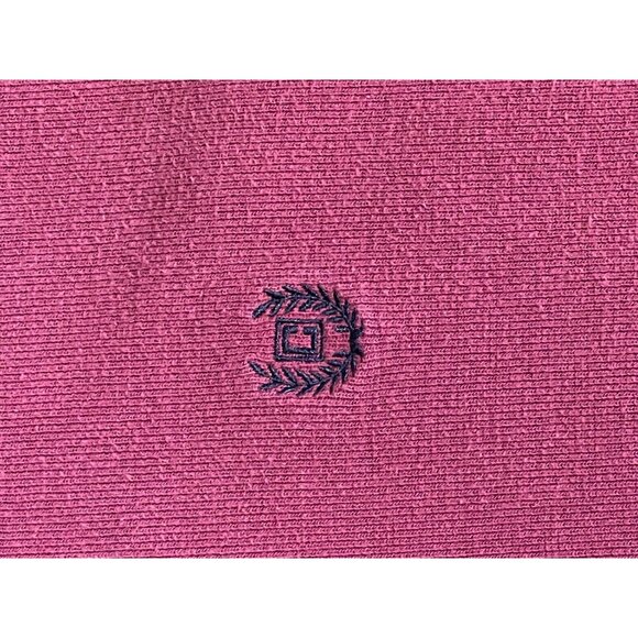 Chaps Mens Quarter Zip Sweater~Size Lrg~Maroon Long Sleeve Layering Shirt L5 16 - Picture 10 of 11